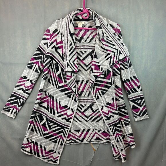 Lucky Brand Sweaters - Lucky Brand Southwestern Cardigan Sweater Women's Medium Multicolor Open Front